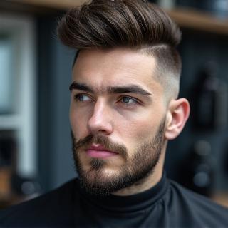 Barbier styliste spécialisé en coiffure homme moderne