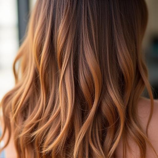 Coloration et balayage cheveux naturels
