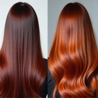 Transformation capillaire spectaculaire avant et après